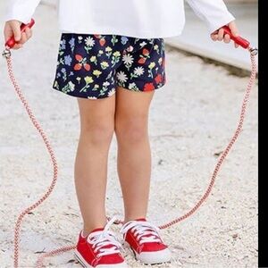 The Beaufort Bonnet Company Floral Kids Shorts - Navy and Multicolor